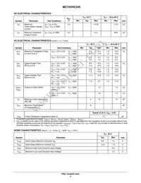 MC74VHC245DWR2 Datasheet Page 4
