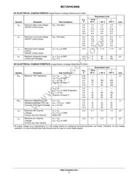 MC74VHC4066MG Datasheet Page 3