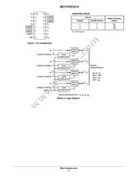 MC74VHC4316DTG Datasheet Page 2