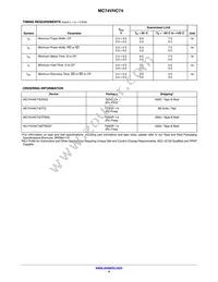 MC74VHC74MELG Datasheet Page 4