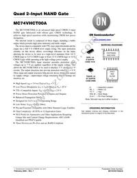 MC74VHCT00ADTR2 Datasheet Cover