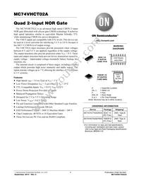 MC74VHCT02AMG Datasheet Cover