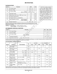 MC74VHCT04AMELG Datasheet Page 3