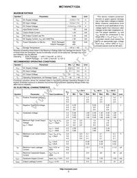MC74VHCT132AMG Datasheet Page 3