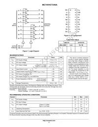 MC74VHCT240AMELG Datasheet Page 2