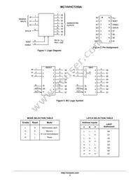 MC74VHCT259AMG Datasheet Page 2