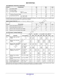 MC74VHCT32AMELG Datasheet Page 3