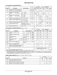 MC74VHCT573ADWR2 Datasheet Page 3
