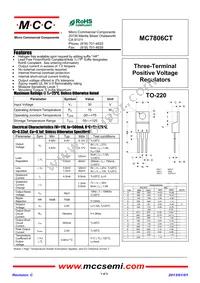 MC7806CT-BP Datasheet Cover