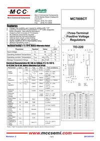 MC7808CT-BP Datasheet Cover