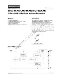 MC7808ECTBU Datasheet Cover