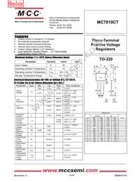 MC7810CT-BP Datasheet Cover