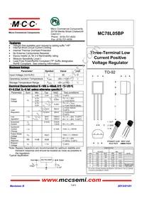 MC78L05BP-AP Datasheet Cover