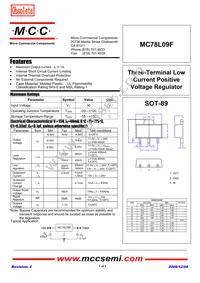 MC78L09F-TP Datasheet Cover