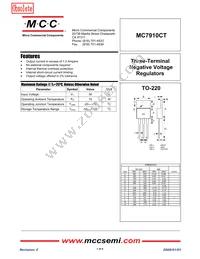 MC7910CT-BP Datasheet Cover