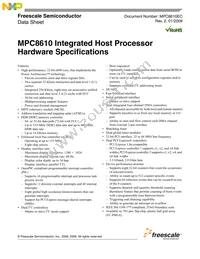MC8610VT800GB Datasheet Cover