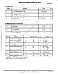 MC88920DW Datasheet Page 3