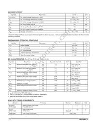 MC88LV915TEI Datasheet Page 4