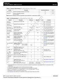 MC88LV926EGR2 Datasheet Page 5