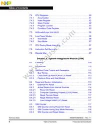 MC908AB32VFUE Datasheet Page 8