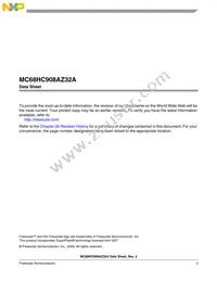 MC908AZ32ACFU Datasheet Page 3
