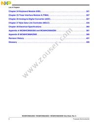 MC908AZ60AVFUER Datasheet Page 6