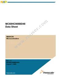 MC908BD48IBE Datasheet Cover
