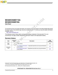 MC908EY16ACFJER Datasheet Page 5