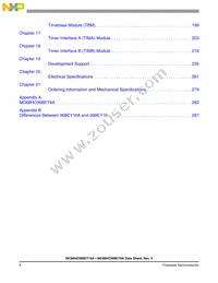MC908EY16ACFJER Datasheet Page 8