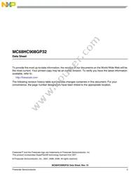 MC908GP32CPE Datasheet Page 3
