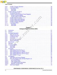MC908GZ32VFAER Datasheet Page 10