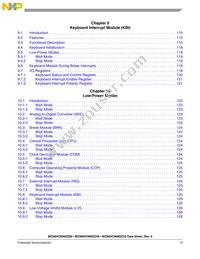 MC908GZ32VFAER Datasheet Page 13