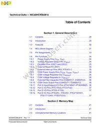 MC908JB16JDWE Datasheet Page 7