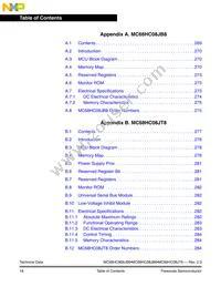 MC908JB8JDWER Datasheet Page 18