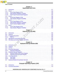MC908JK8MDWE Datasheet Page 12