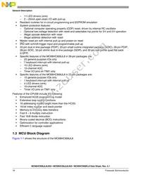 MC908JK8MDWE Datasheet Page 18