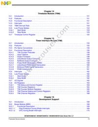 MC908KX8VDWE Datasheet Page 15