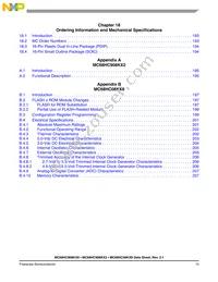 MC908KX8VDWE Datasheet Page 17