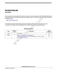 MC908LB8VDWER Datasheet Page 3