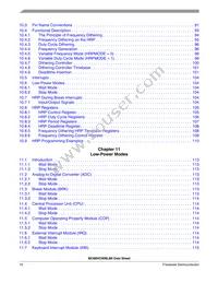 MC908LB8VDWER Datasheet Page 10