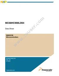 MC908LD64IFUE Datasheet Cover