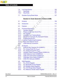 MC908LK24CPBE Datasheet Page 10