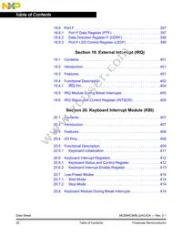 MC908LK24CPBE Datasheet Page 20