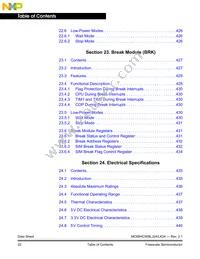 MC908LK24CPBE Datasheet Page 22
