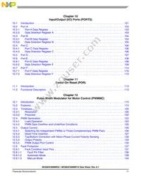 MC908MR16VBE Datasheet Page 11