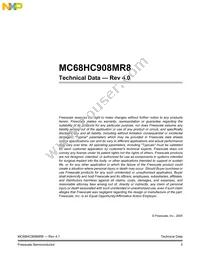 MC908MR8MPE Datasheet Page 3