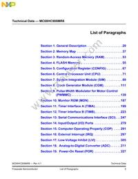MC908MR8MPE Datasheet Page 5