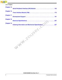 MC908QB4MDTE Datasheet Page 8