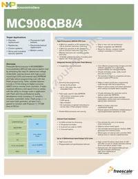 MC908QB4MDWER Datasheet Cover