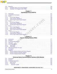 MC908QC16MDTE Datasheet Page 12